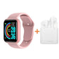 Waterproof Fitness Tracker Smartwatch with Heart Rate Monitor and Color Screen