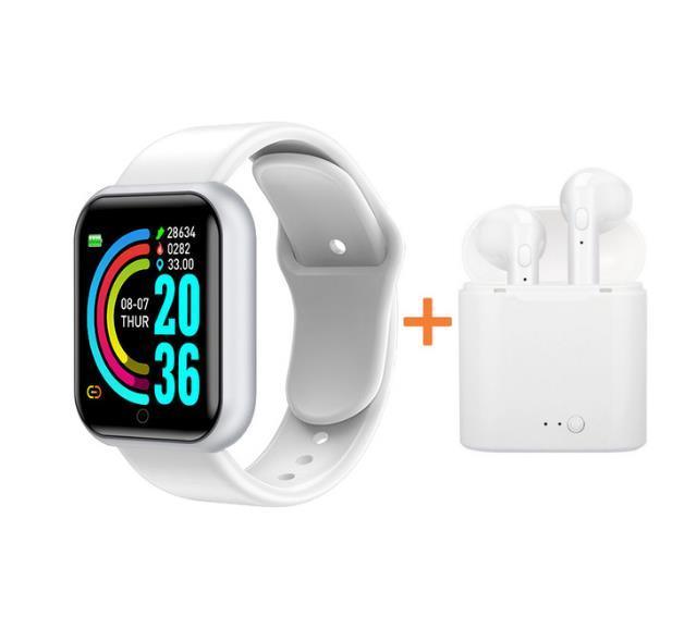 Waterproof Fitness Tracker Smartwatch with Heart Rate Monitor and Color Screen