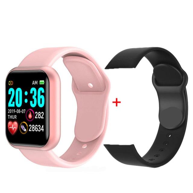 Waterproof Fitness Tracker Smartwatch with Heart Rate Monitor and Color Screen