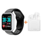 Waterproof Fitness Tracker Smartwatch with Heart Rate Monitor and Color Screen