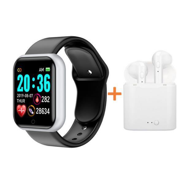 Waterproof Fitness Tracker Smartwatch with Heart Rate Monitor and Color Screen