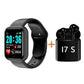 Waterproof Fitness Tracker Smartwatch with Heart Rate Monitor and Color Screen
