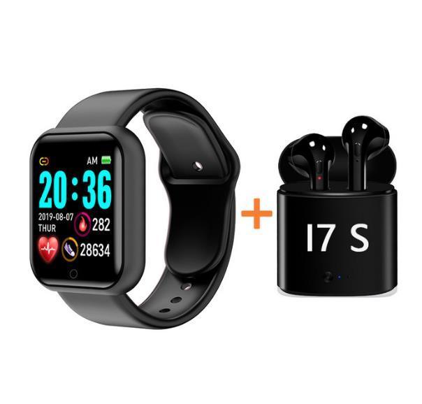 Waterproof Fitness Tracker Smartwatch with Heart Rate Monitor and Color Screen