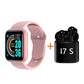 Waterproof Fitness Tracker Smartwatch with Heart Rate Monitor and Color Screen