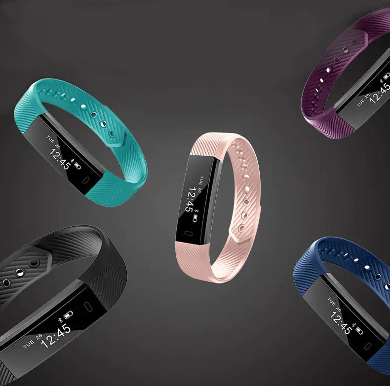 Slim Activity Tracker Smart Watch with Free Extra Band Included