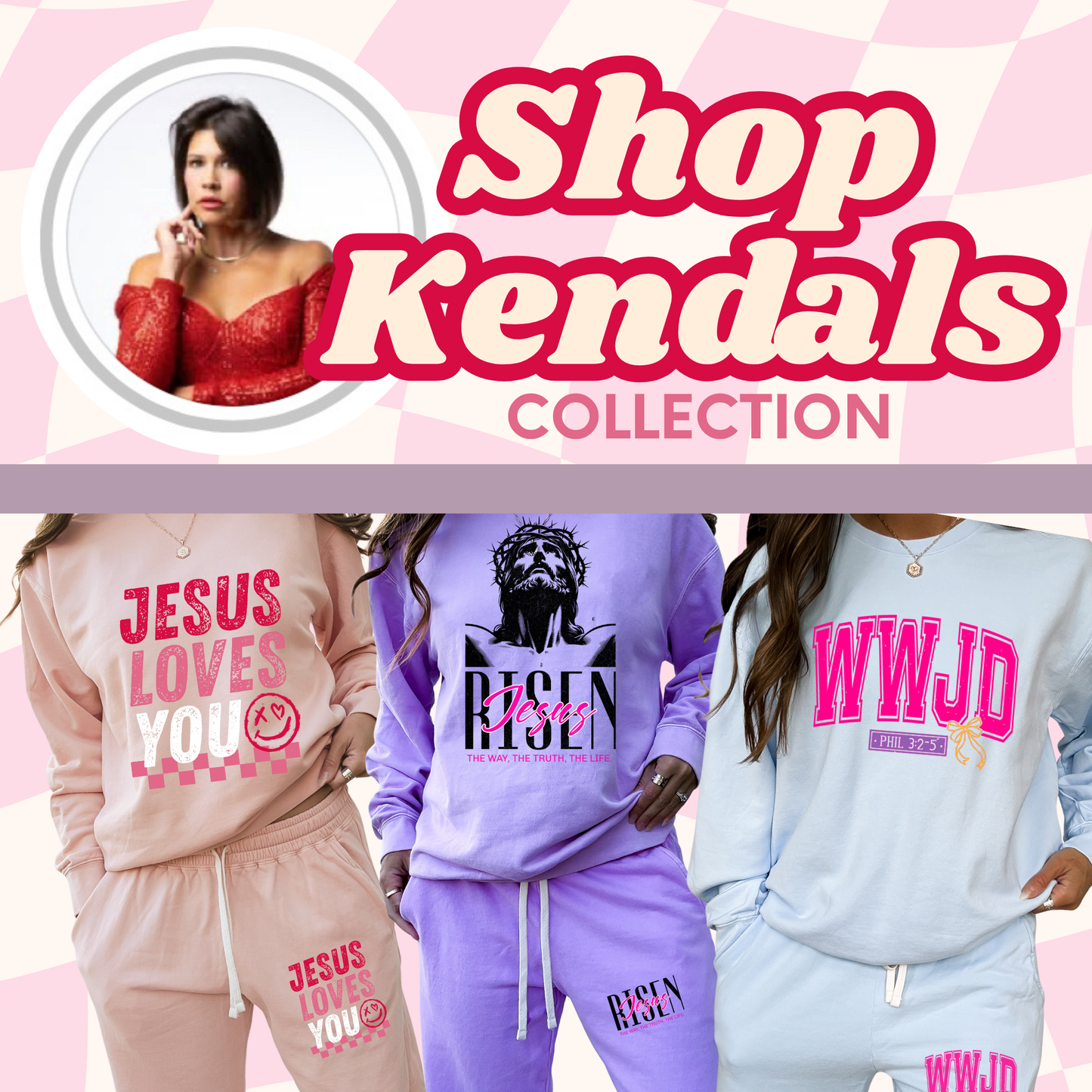 Kendall's Collection WWJD | Comfort Colors Bottoms Sweat pants Or Shorts| Inspirational Faith Shirts | Stylish Religious Apparel