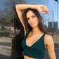 Ada Organic Cotton Twist Around Sports Bra