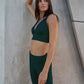 Ada Organic Cotton Twist Around Sports Bra