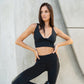 Ada Organic Cotton Twist Around Sports Bra