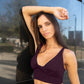 Ada Organic Cotton Twist Around Sports Bra