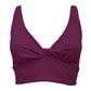 Ada Organic Cotton Twist Around Sports Bra
