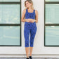 Mae Organic Cotton High Waisted Capri Legging
