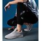 Men's Elegant Soft Sneakers Casual New Breathable Mesh Black Men Shoes Spring High Quality Tenis Shoes Lace Up Athletic Running Tennis Fashion Sneakers Comfortable Design