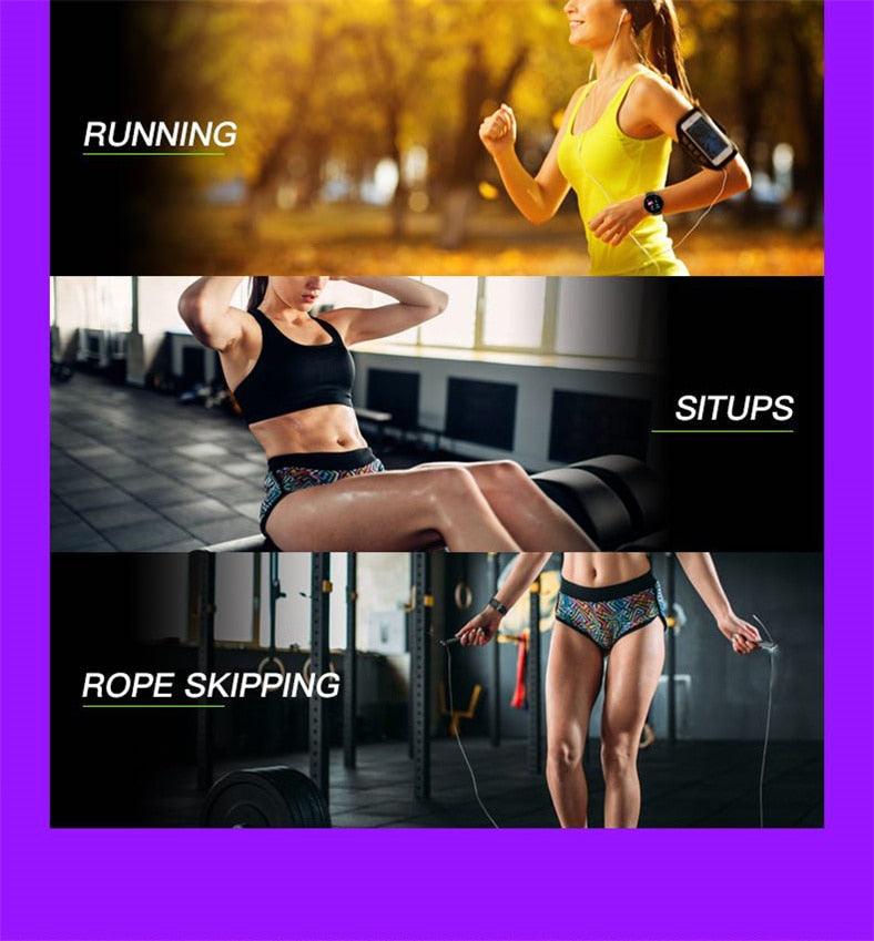 Waterproof Smart Watch Fitness Tracker with Heart Rate and Step Counter