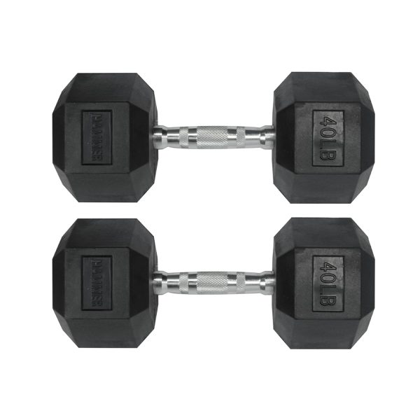 40lbs Hex Dumbbells